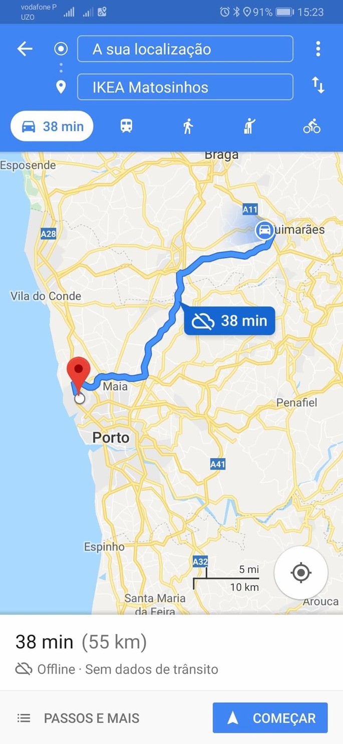 Google Maps offline sem gastar internet