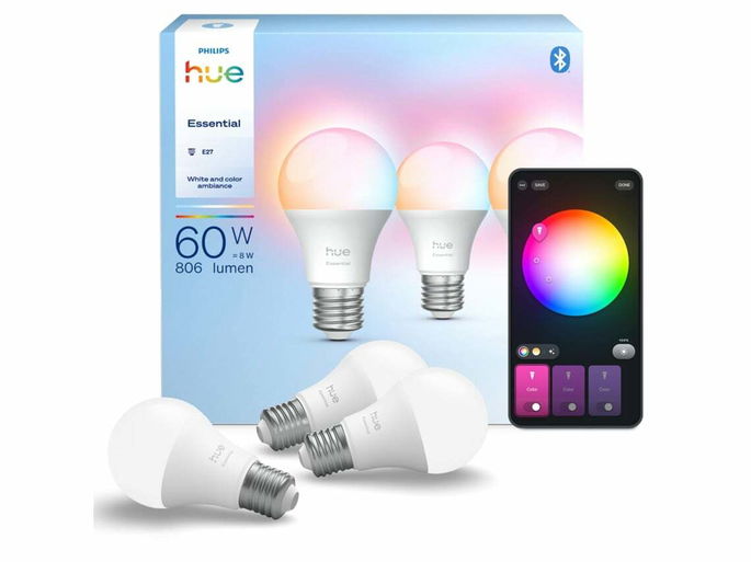Pack Lâmpadas PHILIPS Hue Essential E27
