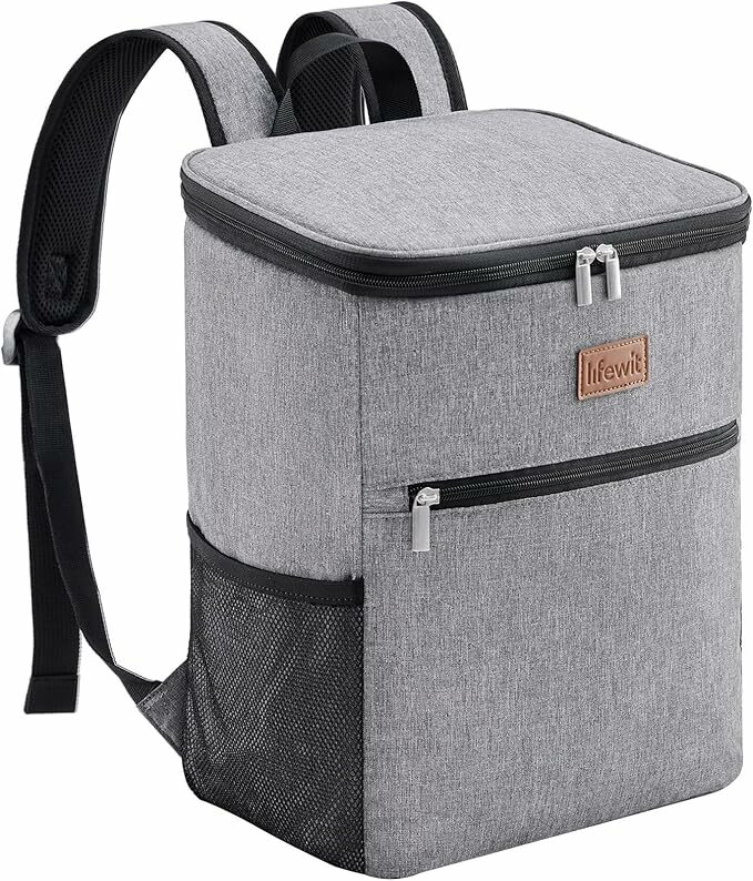 Lifewit Mochila de refrigeração, bolsa térmica para alimentos