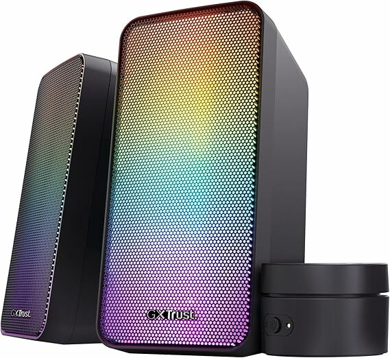Trust Gaming GXT 611 Wezz Altifalantes PC 2.0 com iluminação RGB