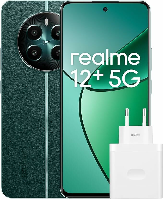 realme 12 Telemóvel 5G, 8 + 256 GB, câmara para retrato Sony LYT-600 OIS