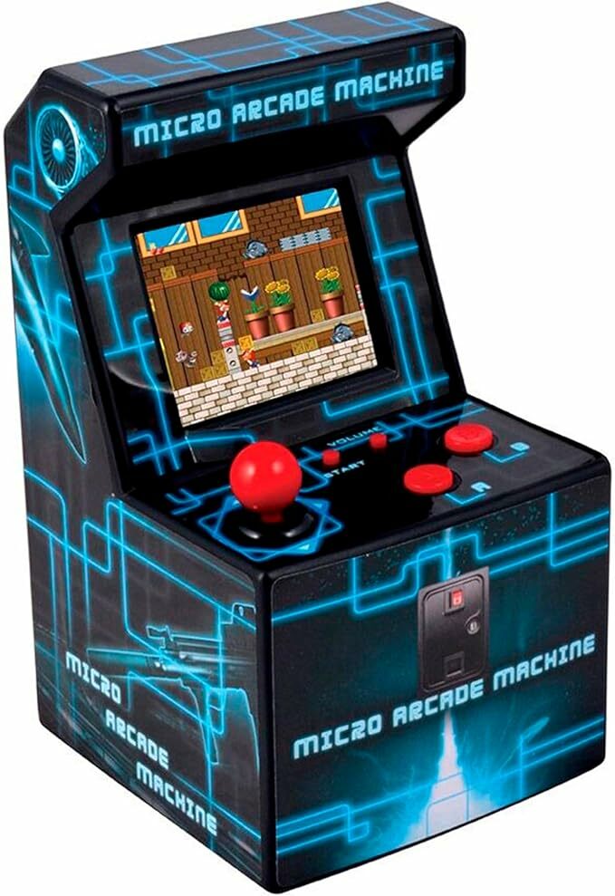 ITAL Mini Recreativa Arcade, mini consola portátil com design retro