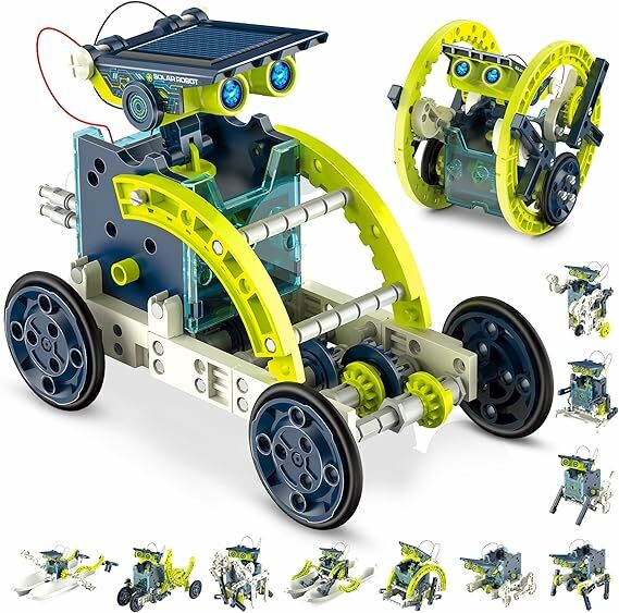 Hot Bee Robot solar educativo, brinquedo e kit de robótica para crianças 9-12 anos