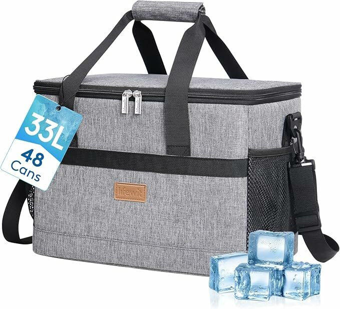 Lifewit Frigorífico portátil, bolsa térmica grande para carregar alimentos 30L