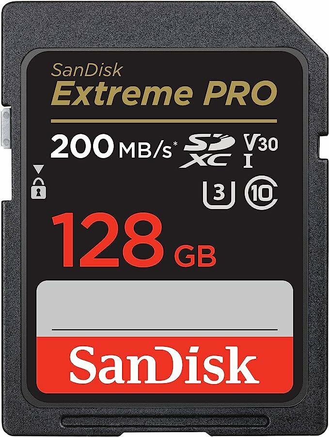 SanDisk 128 GB Extreme PRO, cartão de memória, SDXC, até 200 MB/s + RescuePro Deluxe UHS-I Class 10 U3 V30