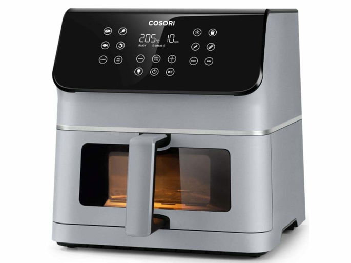 Fritadeira Sem Óleo COSORI Premium II, (6.2 L - Cinzento)