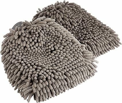 Amazon Basics Luvas de secagem de lavagem de carros de microfibra de luxo