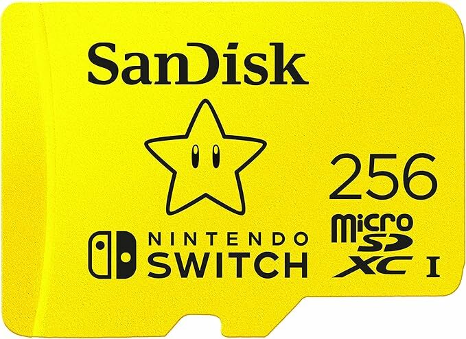 SanDisk Cartão microSDXC de 256 GB para consolas Nintendo Switch