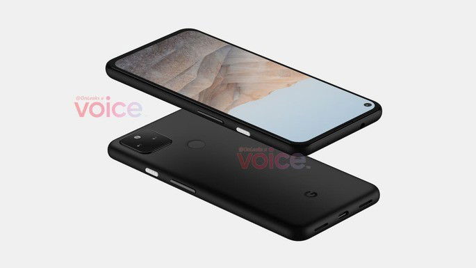 Este é o alegado design do Google Pixel 5a. Crédito: Steve Hemmerstoffer