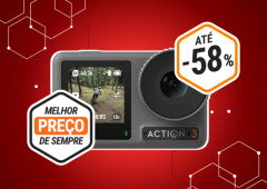 A câmara DJI Osmo Action 3 4K está com desconto 58% na Amazon: vale a pena?
