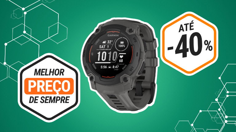 A Powerplanet baixou (e muito) o preço do smartwatch Garmin Instinct E