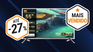 A smart TV XIAOMI TV F Pro 55" é a campeã de vendas e está por menos de 350 € na Amazon