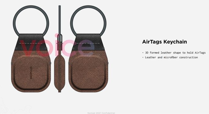 Nomad Apple Airtags porta-chaves