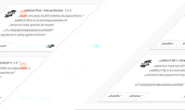 desativar adblock