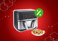 Air fryer grande e barata? Esta é um achado no Auchan e por um preço de cair o queixo!