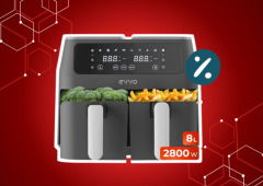 Air fryer grande e barata? Esta está a bombar e ronda os 70€ na Amazon!