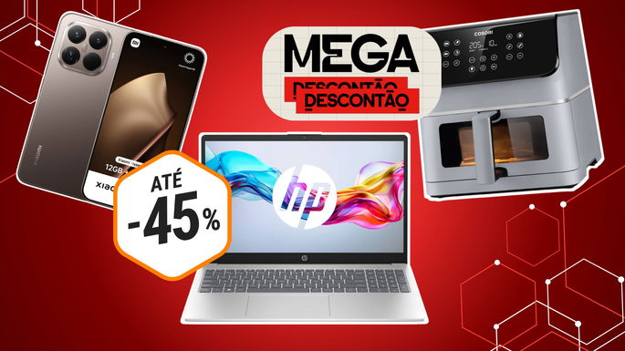 Mega Descontão comd esconto até 45%