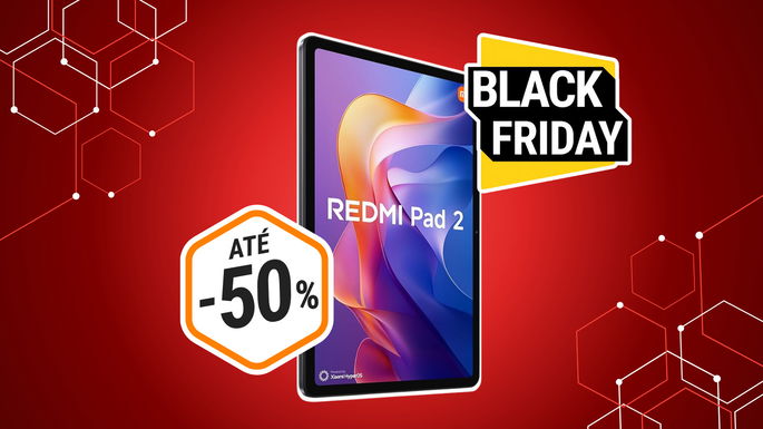 Xiaomi Redmi Pad 2 + Capa com desconto de 50%