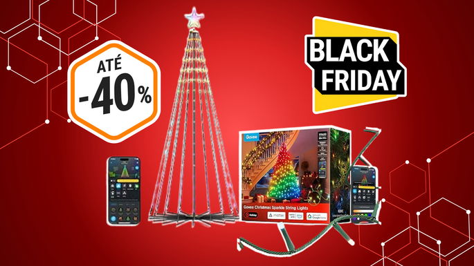 Luzes de natal na promoção
