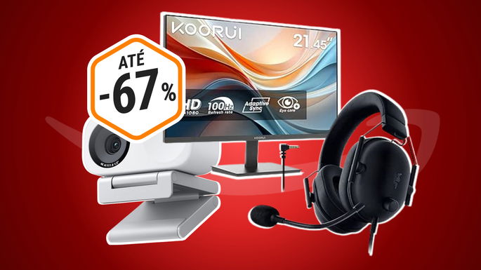 Cyber Monday com gadets com descontos de até 67%