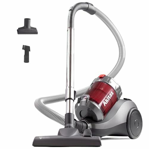Akitas 800 W potente aspirador sem saco de trenó, aspirador com cabo