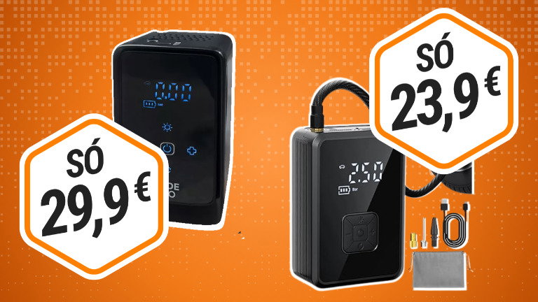 ALDI lança mini compressor recarregável: mas há um mais barato na Amazon por 23,99 €