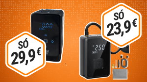 ALDI lança mini compressor recarregável: mas há um mais barato na Amazon por 23,99 €