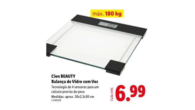 balança de peso no Lidl