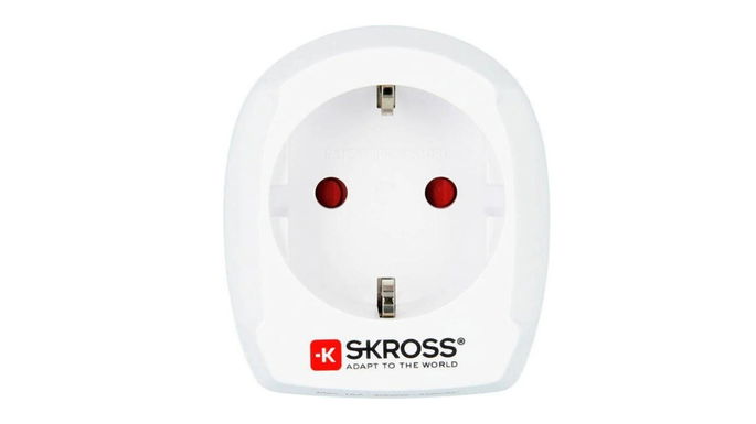 Adaptador de Viagem SKROSS Europa-Reino Unido Branco (3250 W)