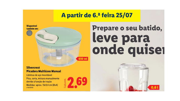 balança de cozinha no Lidl