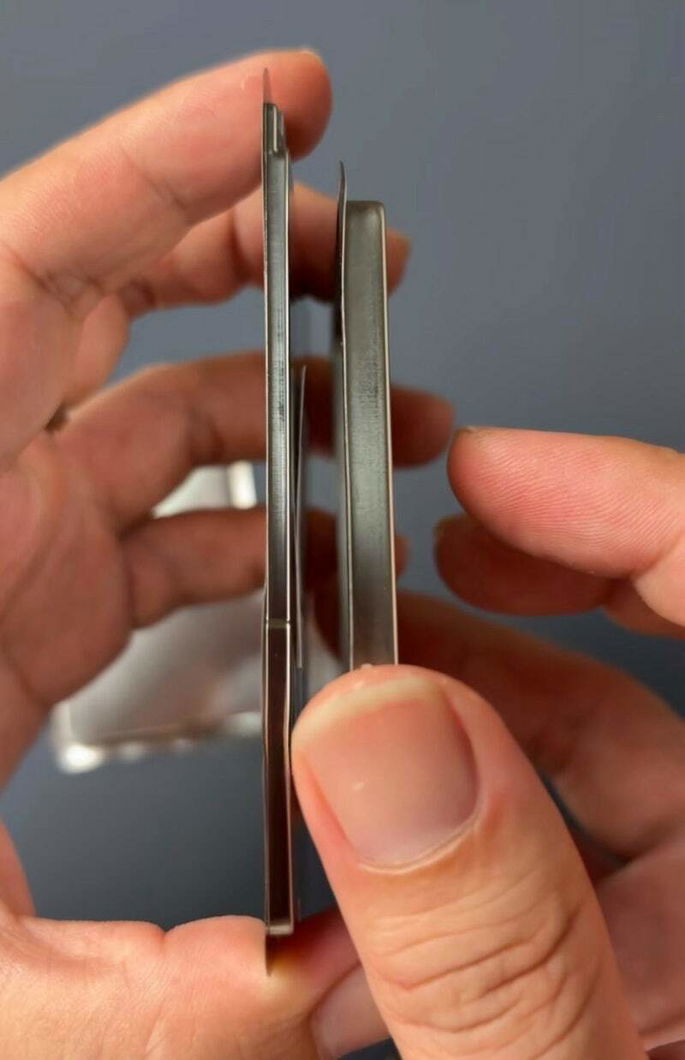 Alegada bateria do iPhone 17 Air. Imagem: Naver