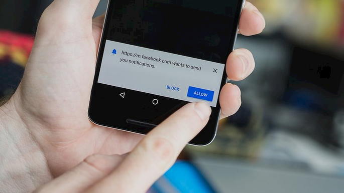 google chrome notificação facebok