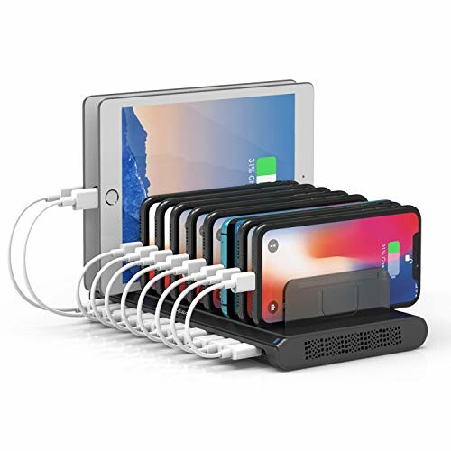 Alxum Estação de carregamento USB múltiplo