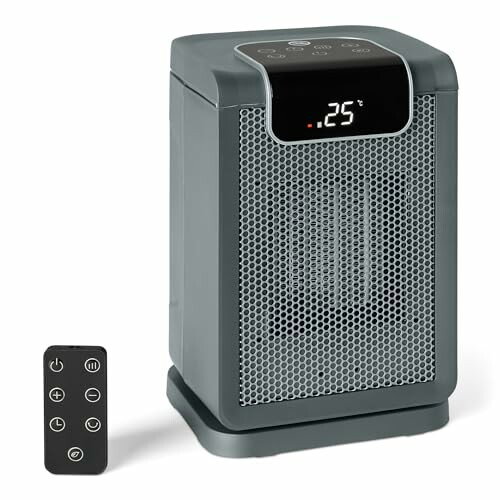 Amazon Basics Calefator El&eacute;trico Cer&acirc;mico 1800 W, Cinzento
