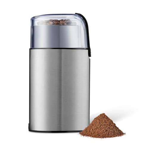 Amazon Basics Moinho de café elétrico em aço inoxidável