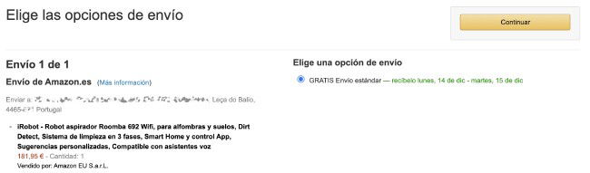 Envio Portugal Amazon