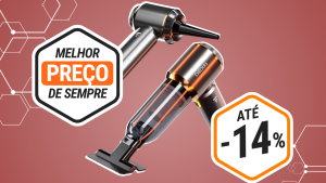 Amazon tem aspirador portátil sem fios 4 em 1 a preço de saldo