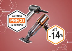 Amazon tem aspirador portátil sem fios 4 em 1 a preço de saldo