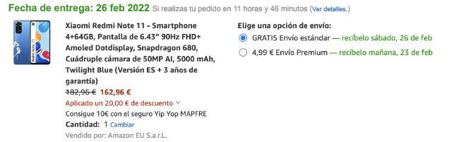 Amazon Xiaomi Redmi Note 11