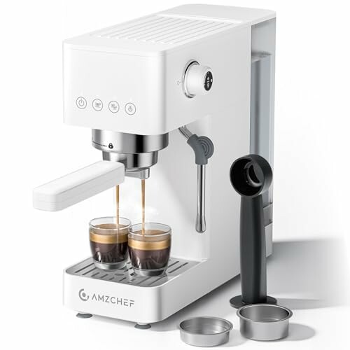 AMZCHEF Cafeteira Espresso 20 Bares
