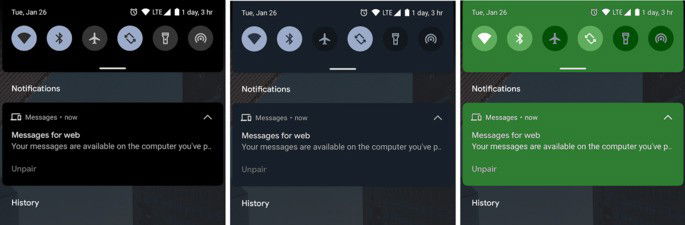 Android 12 temas
