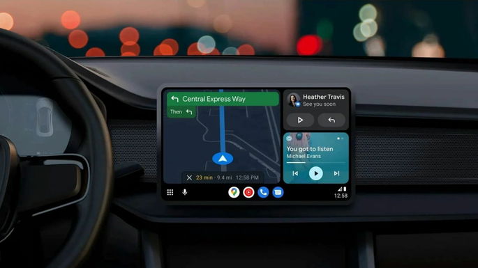Android Auto interface