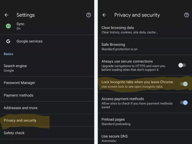 Google Chrome Android