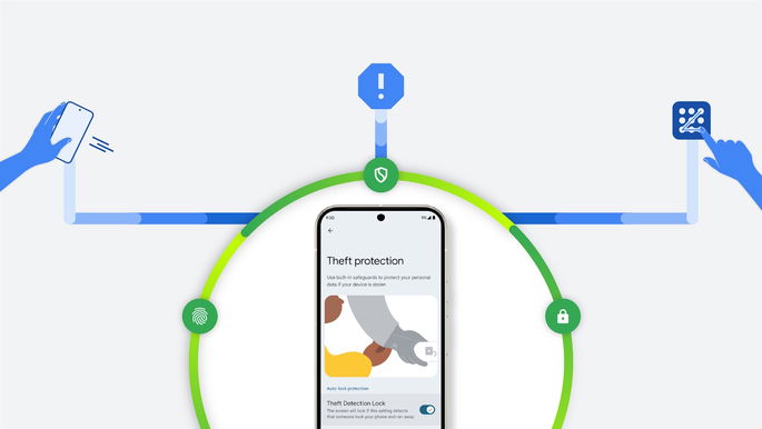 Android lança proteção para manter os ladrões longe das tuas contas