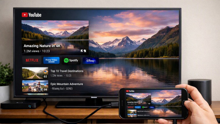 Android na TV: 3 formas simples de ligar o telemóvel e aproveitar um ecrã maior