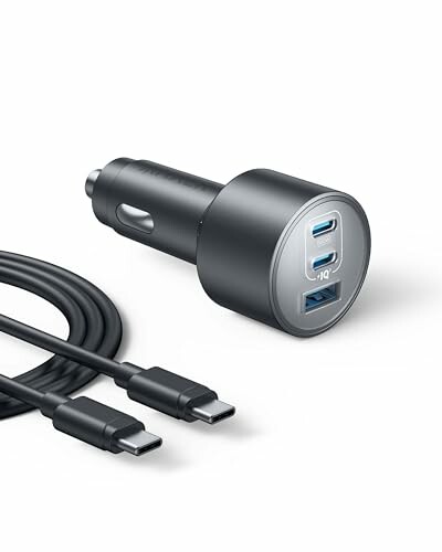 Anker Carregador de Automóvel USB-C 167,5 W com 3 portas