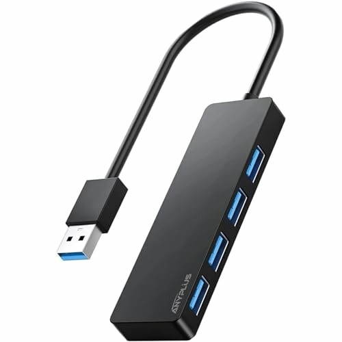 ANYPLUS USB Hub, 4 portas-multicarregador USB 3.0 adaptador