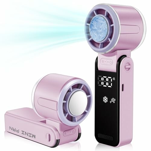 Aolso Ventilador de Mano Turbo P&uacute;rpura