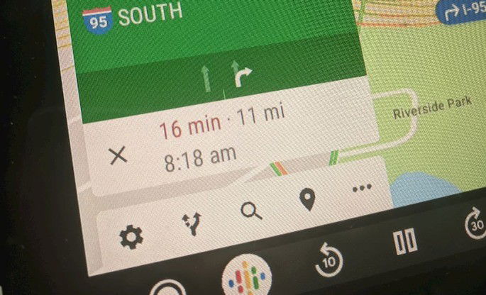 android auto google maps