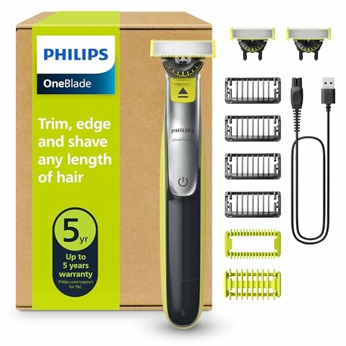 Aparador de barba aut&ecirc;ntico e corporal - Philips OneBlade